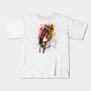 Abstract Horse Head Kids T-Shirt